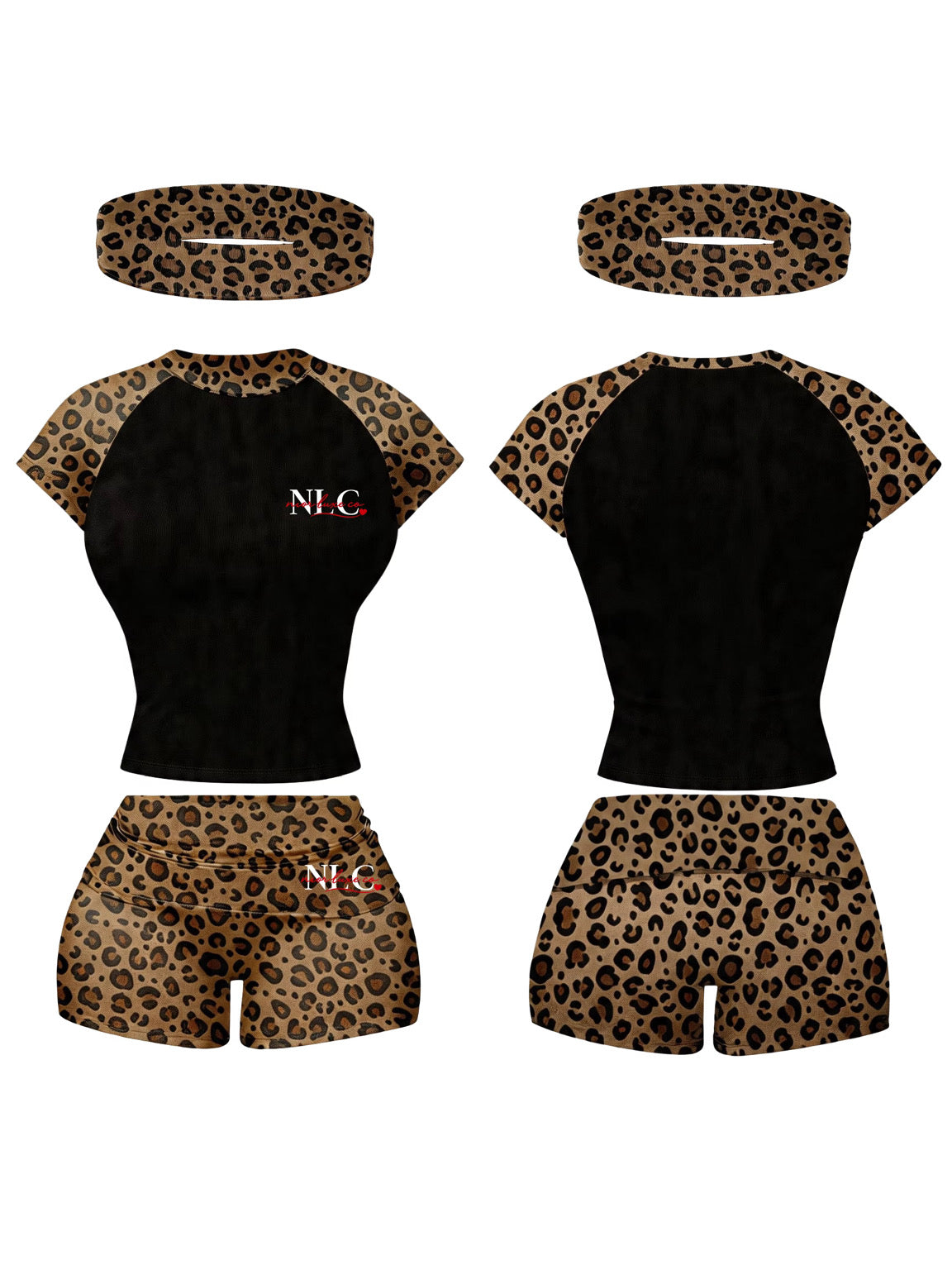 Black cheetah set